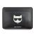 Karl Lagerfeld Choupette Head Embossed fekete laptop táska 16" (KLCS16CHBK)