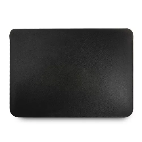 Karl Lagerfeld Saffiano RSG Embossed fekete laptop táska 16" (KLCS16RSGSFBK)