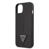Guess PU Saffiano Triangle Apple iPhone 13 (6.1) hátlapvédő tok fekete (GUHCP13MPSATLK)