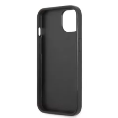   Guess PU Saffiano Triangle Apple iPhone 13 Pro Max (6.7) hátlapvédő tok fekete (GUHCP13XPSATLK)