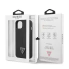 Guess PU Saffiano Triangle Apple iPhone 13 Pro Max (6.7) hátlapvédő tok fekete (GUHCP13XPSATLK)
