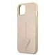 Guess PU Saffiano Triangle Apple iPhone 13 Pro Max (6.7) hátlapvédő tok arany (GUHCP13XPSATLE)