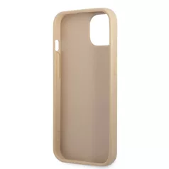  Guess PU Saffiano Triangle Apple iPhone 13 Pro Max (6.7) hátlapvédő tok arany (GUHCP13XPSATLE)