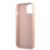 Guess PU Saffiano Triangle Apple iPhone 13 Pro (6.1) hátlapvédő tok pink (GUHCP13LPSATLP)