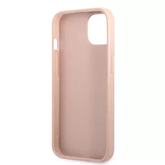   Guess PU Saffiano Triangle Apple iPhone 13 Pro (6.1) hátlapvédő tok pink (GUHCP13LPSATLP)