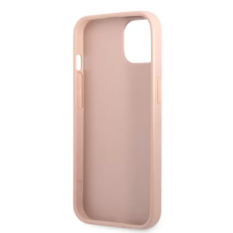 Guess PU Saffiano Triangle Apple iPhone 13 Pro Max (6.7) hátlapvédő tok pink (GUHCP13XPSATLP)