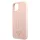 Guess Silicone Line Triangle Apple iPhone 13 Pro (6.1) hátlapvédő tok pink (GUHCP13LSLTGP)