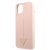 Guess Silicone Line Triangle Apple iPhone 13 Pro (6.1) hátlapvédő tok pink (GUHCP13LSLTGP)