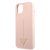 Guess Silicone Line Triangle Apple iPhone 13 Pro Max (6.7) hátlapvédő tok pink (GUHCP13XSLTGP)