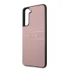 Guess PU Leather Saffiano Samsung G990B Galaxy S21 FE (2022) hátlapvédő tok pink (GUHCS21FPSASBPI)
