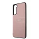 Guess PU Leather Saffiano Samsung G990B Galaxy S21 FE (2022) hátlapvédő tok pink (GUHCS21FPSASBPI)