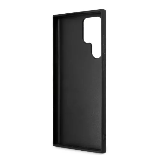 Karl Lagerfeld PU Saffiano Samsung SM-S908 Galaxy S22 Ultra (2022) hátlapvédő tok fekete (KLHCS22LSAKHBK)