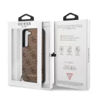 Guess 4G Charms Samsung SM-S906 Galaxy S22 Plus (2022) hátlapvédő tok barna (GUHCS22MGF4GBR)