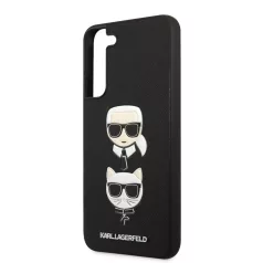   Karl Lagerfeld and Choupette Samsung SM-S906 Galaxy S22 Plus (2022) hátlapvédő tok fekete (KLHCS22MSAKICKCBK)