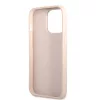 Guess Apple iPhone 13 Pro (6.1) PU 4G Stripe hátlapvédő tok pink (GUHCP13LP4SNP)