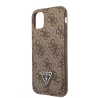 Guess 4G Saffiano Double Card Apple iPhone 13 (6.1) hátlapvédő tok barna (GUHCP13MP4TPW)