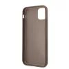 Guess 4G Saffiano Double Card Apple iPhone 13 (6.1) hátlapvédő tok barna (GUHCP13MP4TPW)