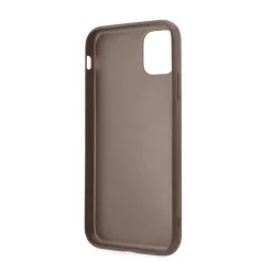   Guess 4G Saffiano Double Card Apple iPhone 13 (6.1) hátlapvédő tok barna (GUHCP13MP4TPW)