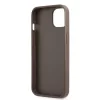 Guess PU 4G Stripe Apple iPhone 13 Mini (5.4) hátlapvédő tok barna (GUHCP13SP4SNW)
