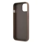 Guess PU 4G Stripe Apple iPhone 13 Mini (5.4) hátlapvédő tok barna (GUHCP13SP4SNW)