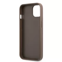  Guess PU 4G Stripe Apple iPhone 13 Mini (5.4) hátlapvédő tok barna (GUHCP13SP4SNW)