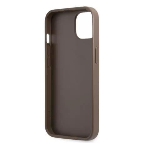 Guess PU 4G Stripe Apple iPhone 13 Pro Max (6.7) hátlapvédő tok barna (GUHCP13XP4SNW)