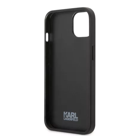 Karl Lagerfeld Monogram Ikonik Apple iPhone 13 Mini (5.4) hátlapvédő tok piros (KLHCP13SPMNIKPI)