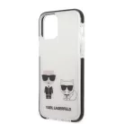 Karl Lagerfeld and Choupette Apple iPhone 12 / 12 Pro 2020 (6.1) hátlapvédő tok fehér (KLHCP12MTPEKCW)