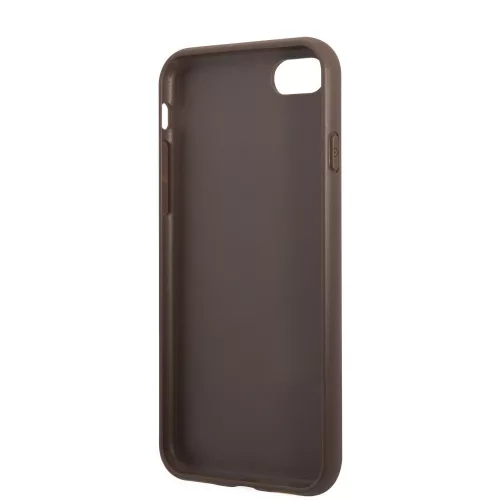 Guess 4G Saffiano Double Card Apple iPhone 7 / 8 / SE2 / SE3 (4.7) hátlapvédő tok barna (GUHCI8P4TPW)