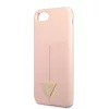 Guess Silicone Line Triangle Apple iPhone 7 / 8 / SE2 / SE3 (4.7) hátlapvédő tok pink (GUHCI8SLTGP)