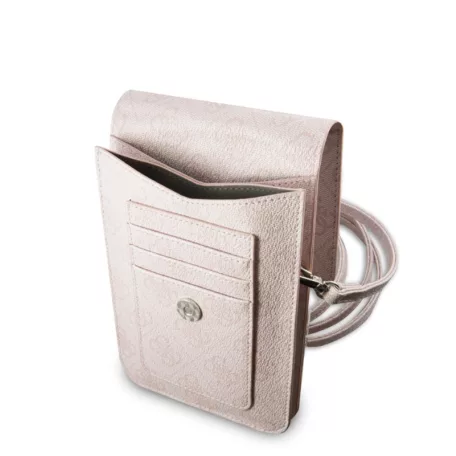 Guess PU 4G Triangle Logo válltáska pink (GUWBP4TMPI)