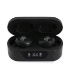 Guess True Wireless Classic Logo Bluetooth 5.0 sztereó TWS headset beépített mikrofonnal fekete (GUTWST31EK)
