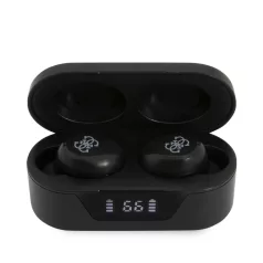   Guess True Wireless Classic Logo Bluetooth 5.0 sztereó TWS headset beépített mikrofonnal fekete (GUTWST31EK)