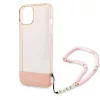 Guess Apple iPhone 14 (6.1) PC/TPU Camera Outline Translucent hátlapvédő tok pink (GUHCP14SHGCOHP)