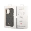 Guess Apple iPhone 14 Pro (6.1) PC/TPU 4G Metal Camera Outline hátlapvédő tok fekete (GUHCP14LHG4SHK)