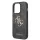 Guess Apple iPhone 14 (6.1) PU 4G Metal Logo hátlapvédő tok szürke (GUHCP14S4GMGGR)