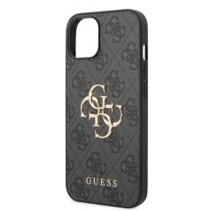   Guess Apple iPhone 14 Pro Max (6.7) Metal Logo hátlapvédő tok szürke (GUHCP14X4GMGGR)