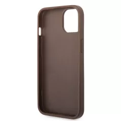   Guess Apple iPhone 14 Plus (6.7) Metal Logo hátlapvédő tok barna (GUHCP14M4GMGBR)