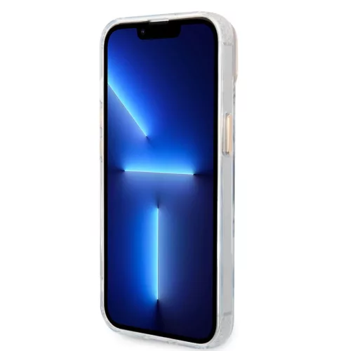 Guess Apple iPhone 14 Plus (6.7) Transparent MagSafe hátlapvédő tok arany (GUHMP14MHTRMD)