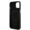 Guess Apple iPhone 14 (6.1) PU 4G MagSafe hátlapvédő tok fekete (GUHMP14SU4GPRK)
