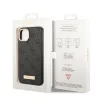 Guess Apple iPhone 14 (6.1) PU 4G MagSafe hátlapvédő tok fekete (GUHMP14SU4GPRK)