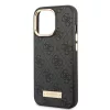 Guess Apple iPhone 14 Pro (6.1) PU 4G MagSafe hátlapvédő tok fekete (GUHMP14LU4GPRK)