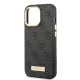 Guess Apple iPhone 14 Pro Max (6.7) PU 4G MagSafe hátlapvédő tok fekete (GUHMP14XU4GPRK)