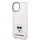 Karl Lagerfeld Choupette Logo Apple iPhone 14 Pro Max (6.7) hátlapvédő tok pink (KLHCP14XCTTRI)