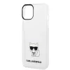 Karl Lagerfeld Choupette Logo Apple iPhone 14 Plus (6.7) hátlapvédő tok átlátszó (KLHCP14MCTTR)