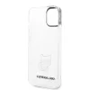 Karl Lagerfeld Choupette Logo Apple iPhone 14 Plus (6.7) hátlapvédő tok átlátszó (KLHCP14MCTTR)