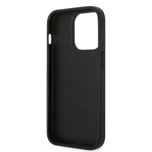 Karl Lagerfeld PU Saffiano Karl Head Apple iPhone 14 Pro Max (6.7) hátlapvédő tok fekete (KLHCP14XSAPKHK)