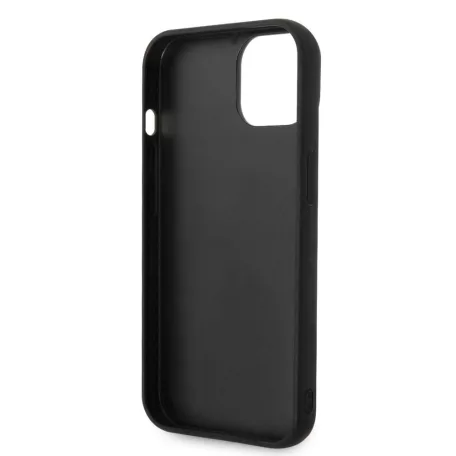 Karl Lagerfeld Quilted Puffy Metal Logo Apple iPhone 14 Pro (6.1) hátlapvédő tok fekete (KLHCP14LPSQAK)