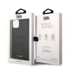 Karl Lagerfeld Quilted Puffy Metal Logo Apple iPhone 14 Pro (6.1) hátlapvédő tok fekete (KLHCP14LPSQAK)