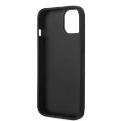   Karl Lagerfeld Saffiano Monogram Apple iPhone 14 (6.1) hátlapvédő tok fekete (KLHCP14SSAKLHPK)